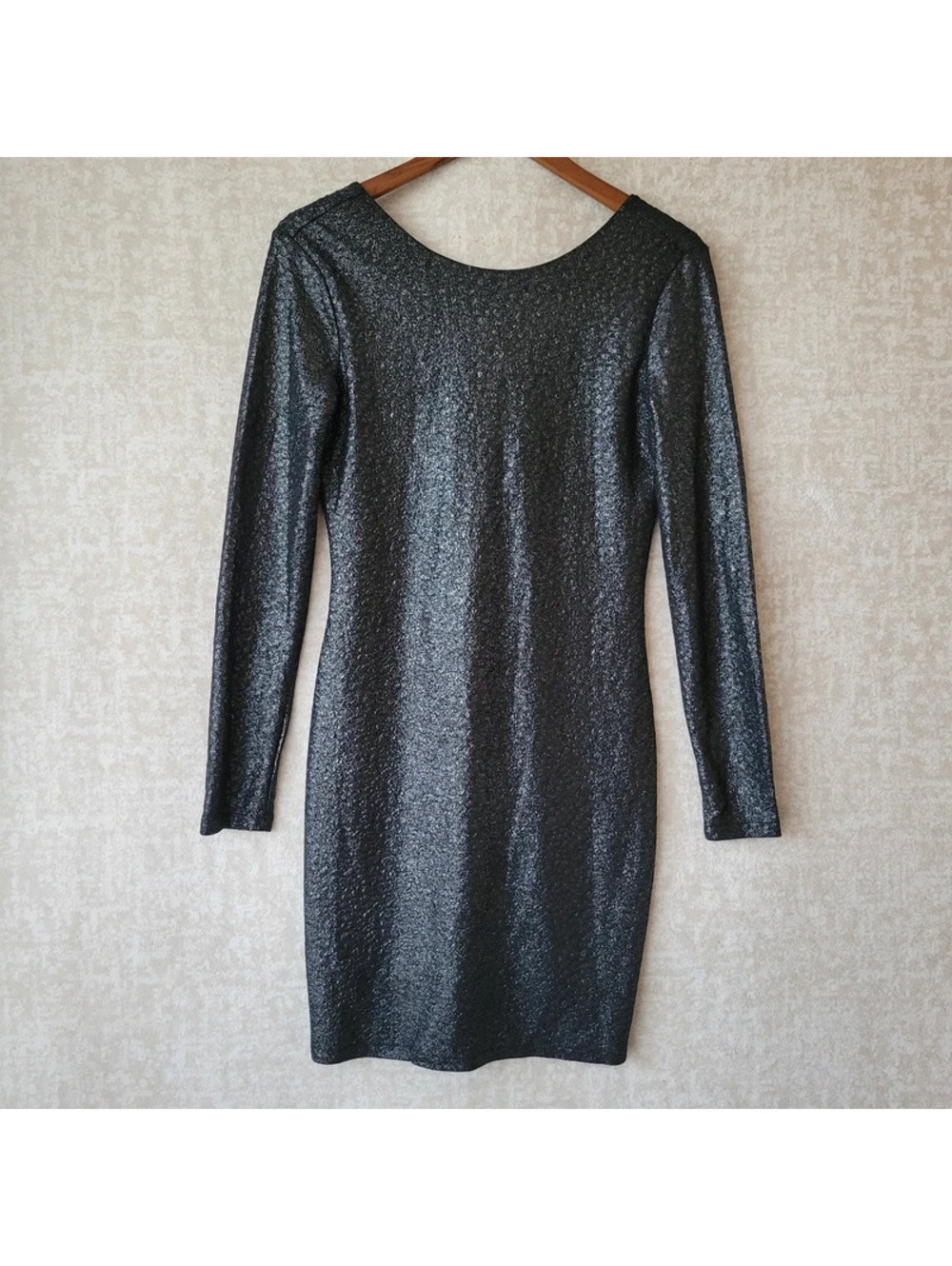 Jennifer Lopez Bodycon Dress Small Womens Black Low Back Little Black Dress Sexy